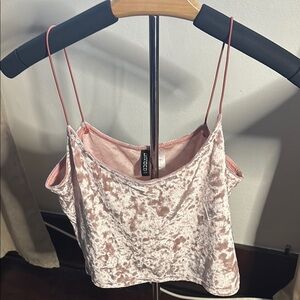 DSG Women’s Pink Velvet Cami Top